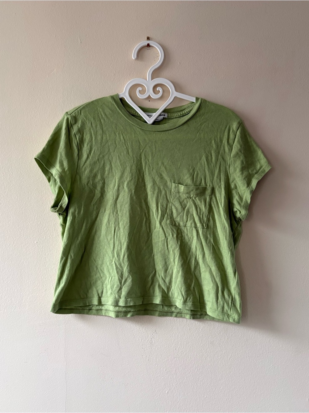 Reformation Jeans Green Tee